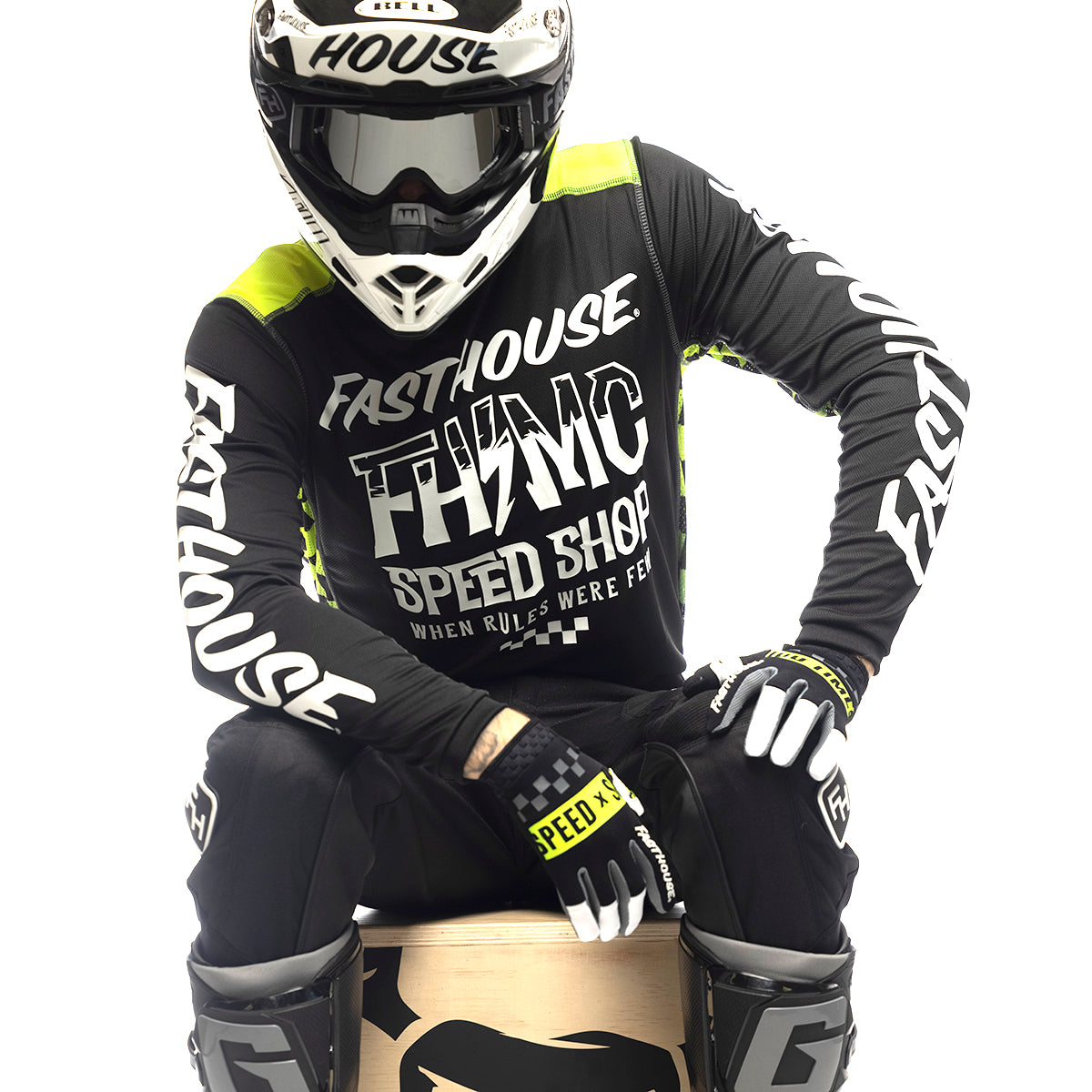 Grindhouse Brute Jersey - Black/High Viz