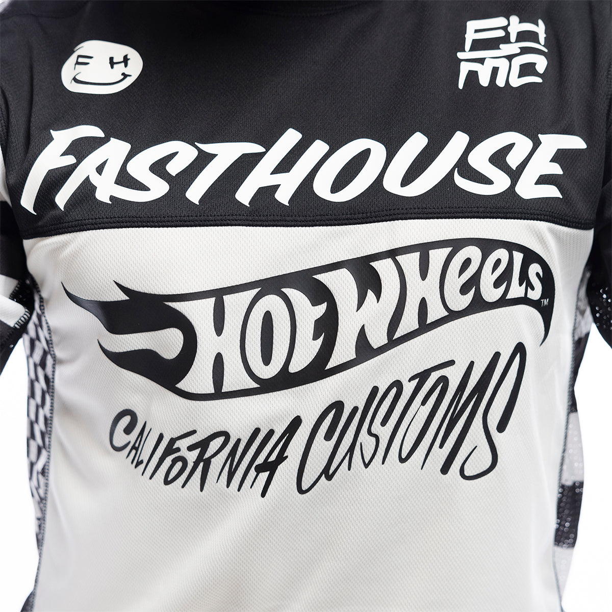 Grindhouse Hot Wheels Youth Jersey - White/Black