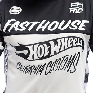 Grindhouse Hot Wheels Youth Jersey - White/Black