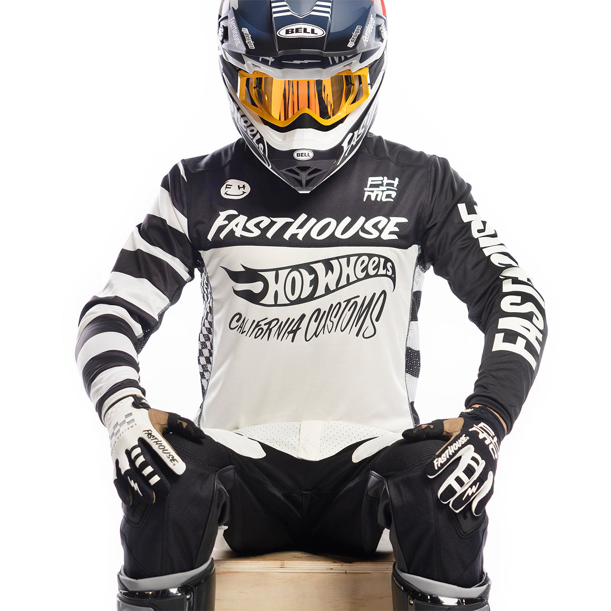 Grindhouse Hot Wheels Jersey - White/Black
