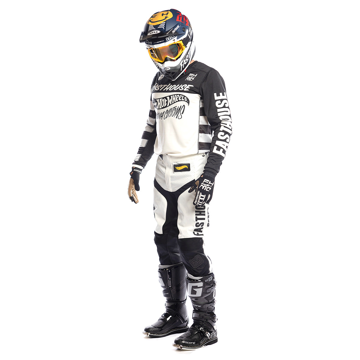 Grindhouse Hot Wheels Pant - White/Black