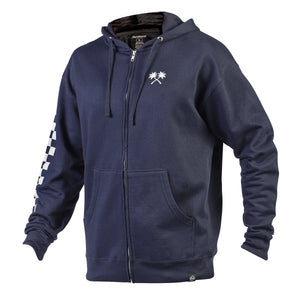 Haven Hooded Zip-Up - Navy
