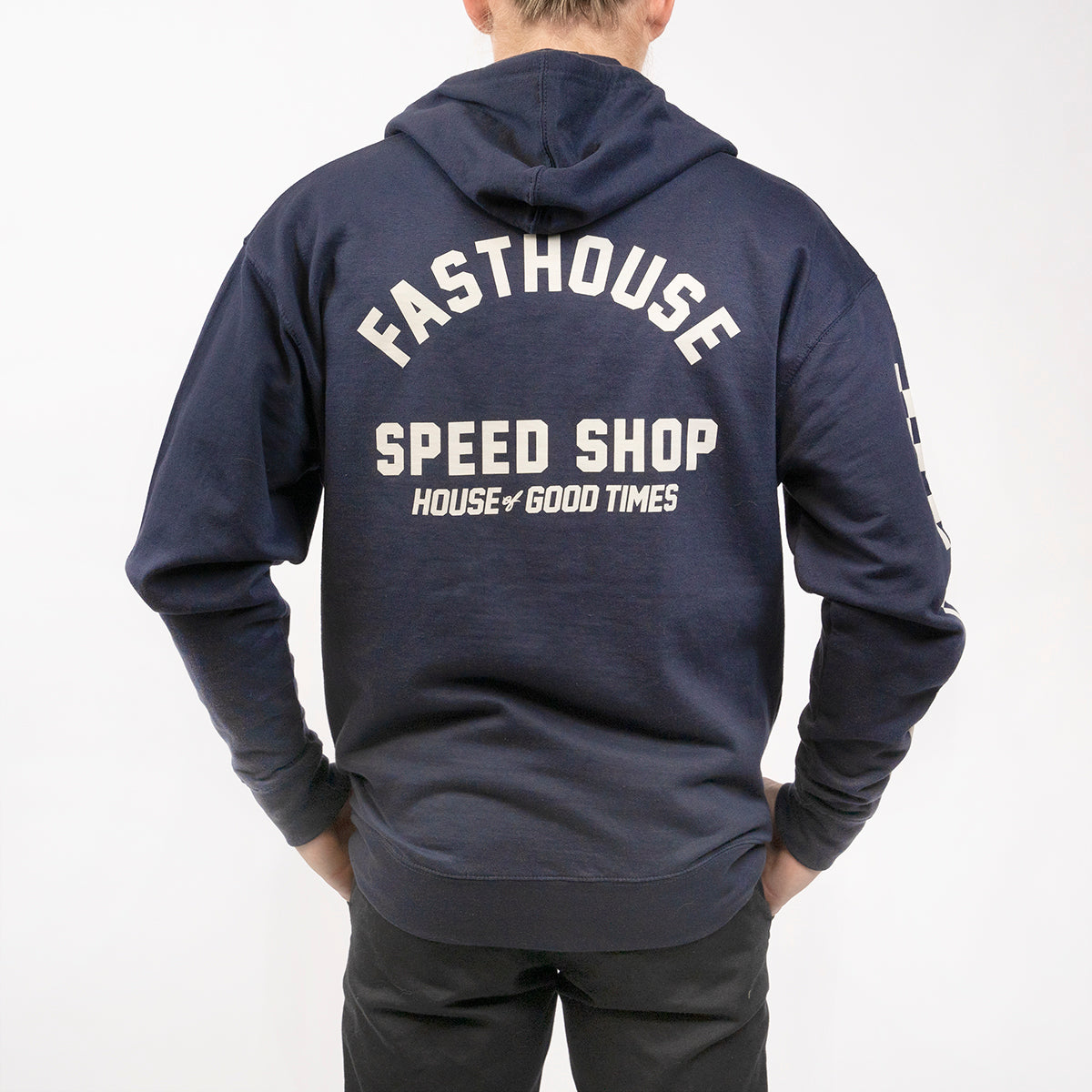 Haven Hooded Zip-Up - Navy