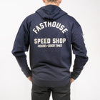 Haven Hooded Zip-Up - Navy