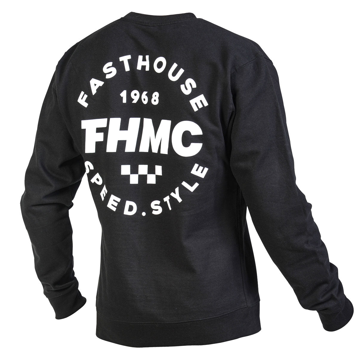 Helix Crew Neck Pullover - Black
