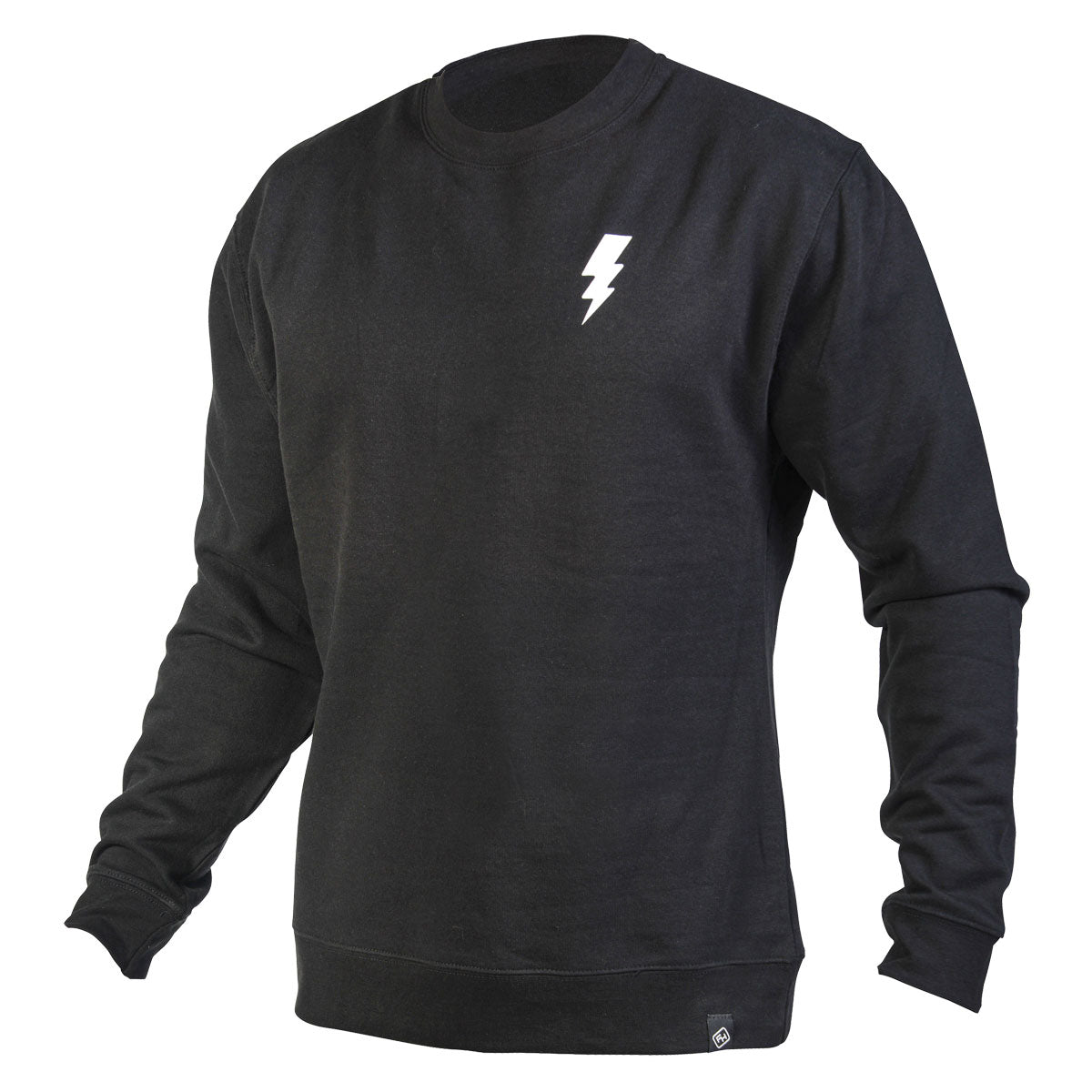 Helix Crew Neck Pullover - Black
