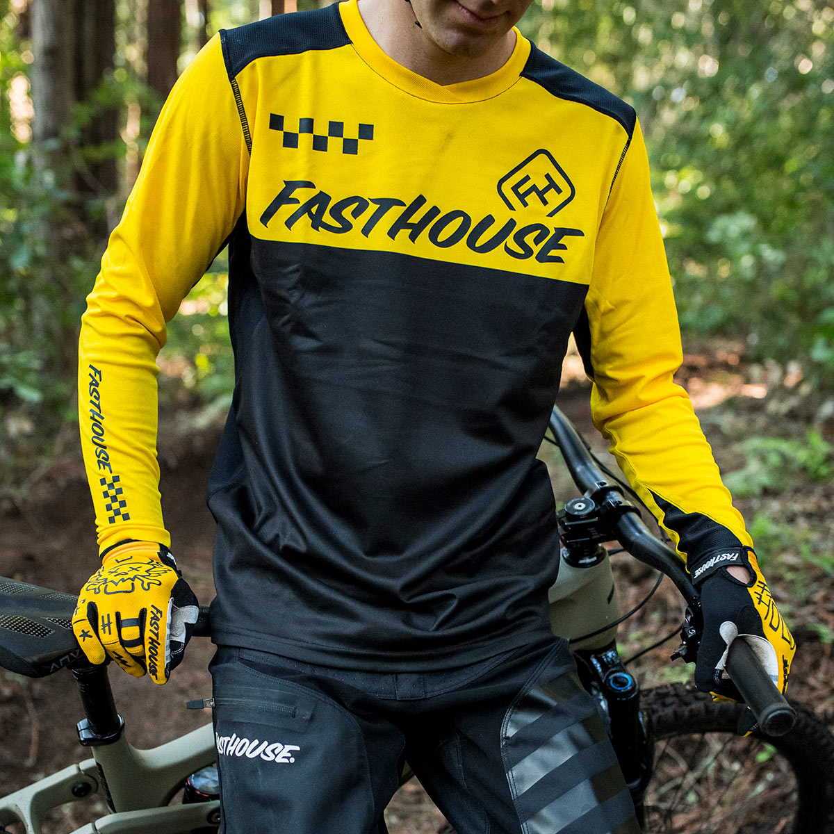 Alloy Block LS Jersey - Yellow/Black