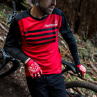Alloy Stripe LS Jersey - Red
