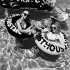 Twister Pool Floatie - Yellow/Black