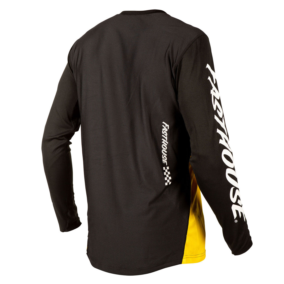 Back- Alloy Kilo LS Jersey - Black/Yellow Success Ac