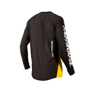 Alloy Kilo LS Youth Jersey - Black/Yellow