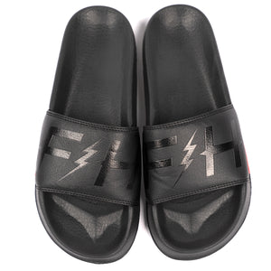 Lay Up Slide Sandals - Black