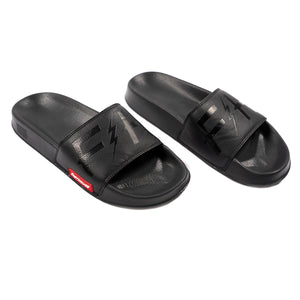 black supreme slippers