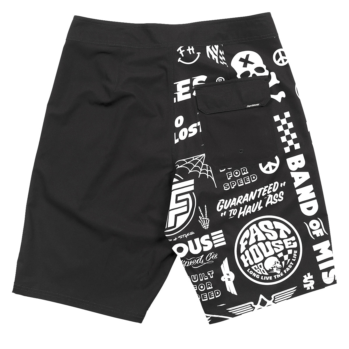 Legend 21" 3-Pocket Flash Boardshort - Black