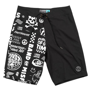 Legend 21" 3-Pocket Flash Boardshort - Black