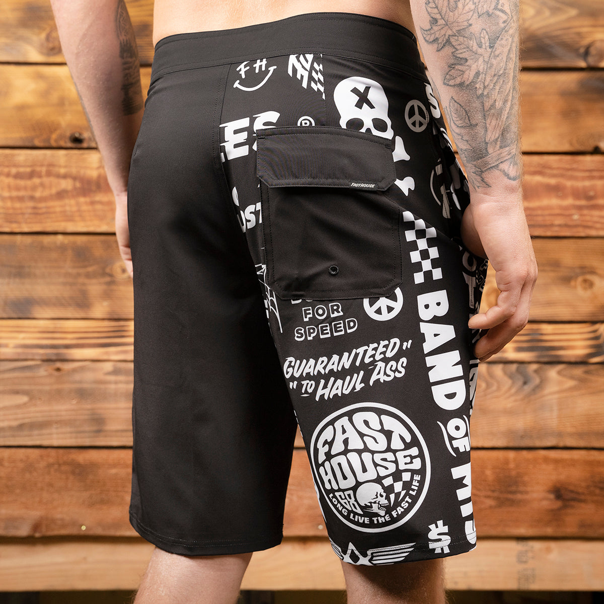 Legend 21" 3-Pocket Flash Boardshort - Black