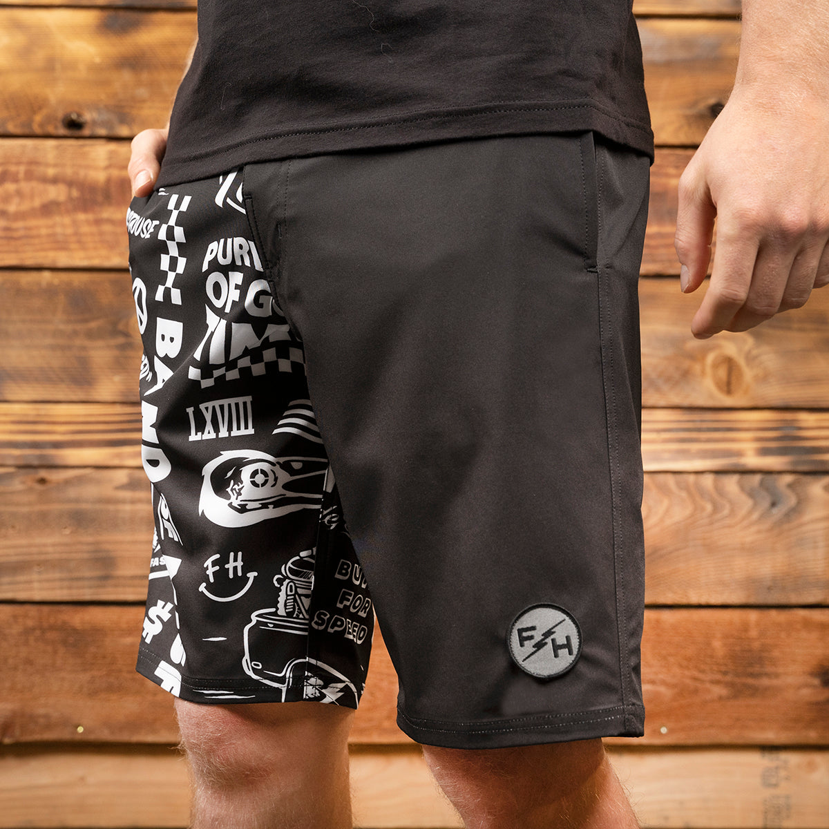 Legend 21" 3-Pocket Flash Boardshort - Black