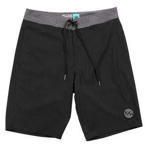 Legend 21" 3-Pocket Solid Boardshort - Black