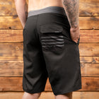 Legend 21" 3-Pocket Solid Boardshort - Black