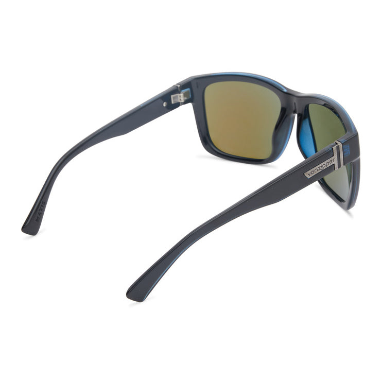 VonZipper Maxis Sunglasses - Navy Trans Gloss/Dark Blue Chrome Fasthouse