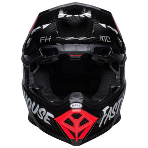 Bell Moto-10 Spherical Fasthouse Privateer Helmet - Black/Red