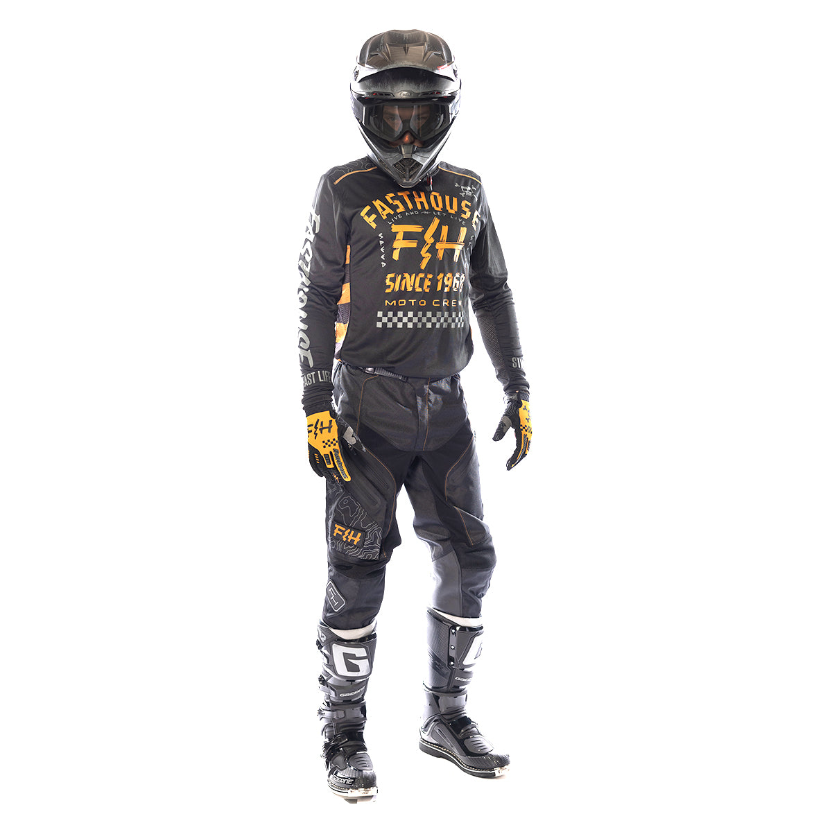 Off-Road Jersey - Black/Amber