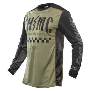 Off-Road Grindhouse Charge Jersey - Dusty Olive