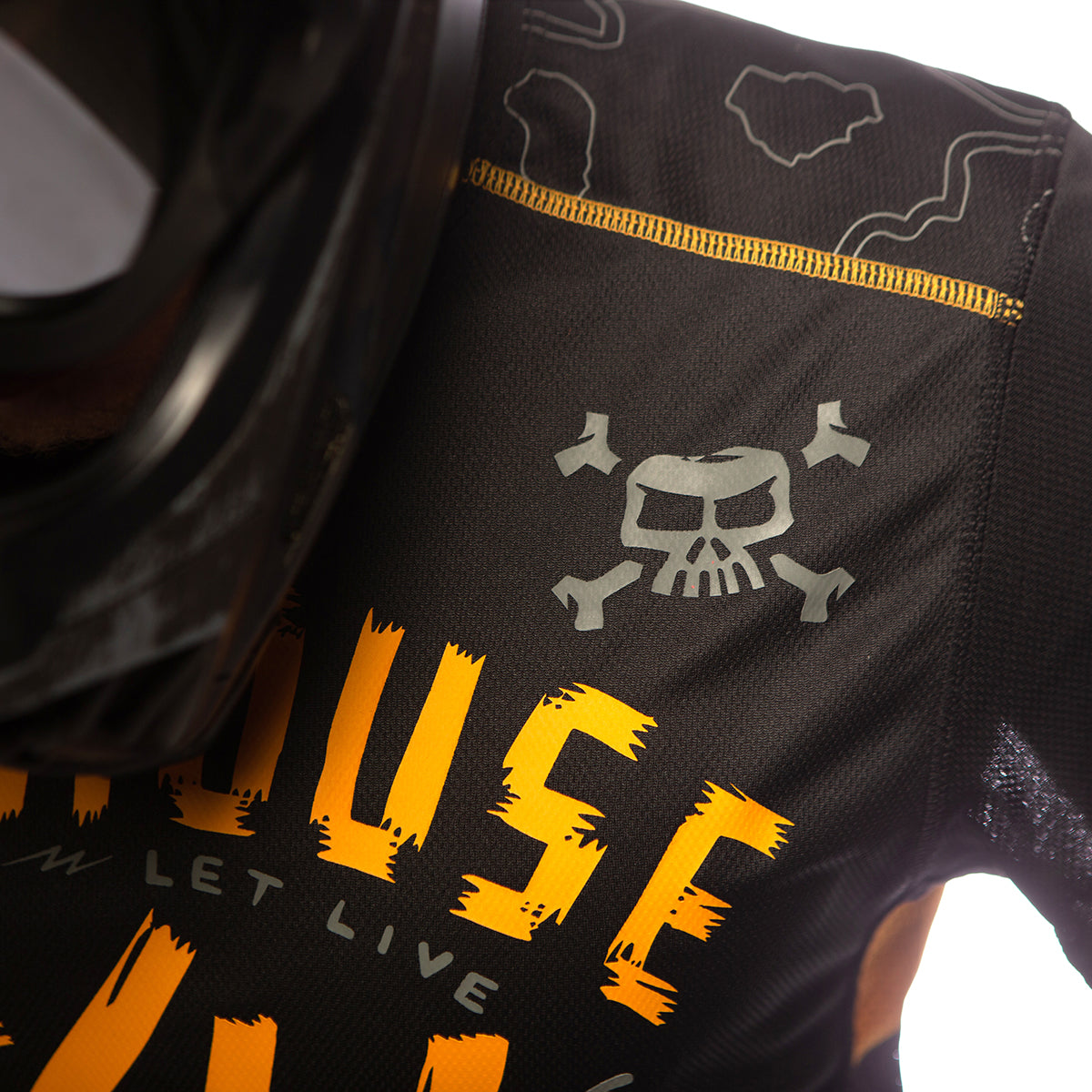 Off-Road Jersey - Black/Amber