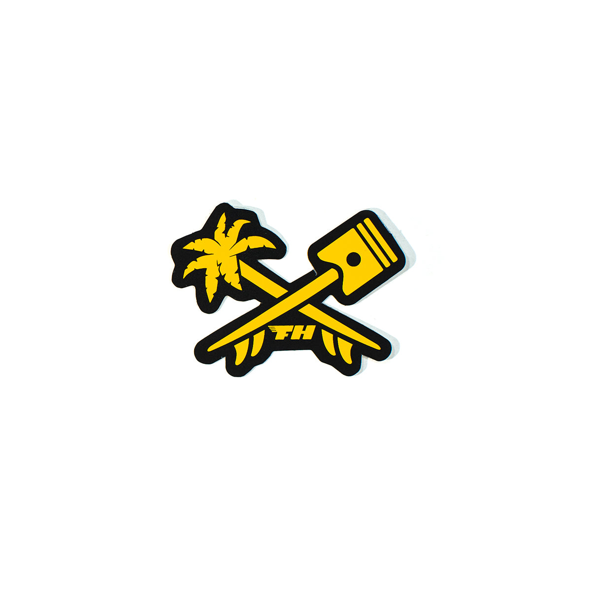 Palms & Pistons Sticker