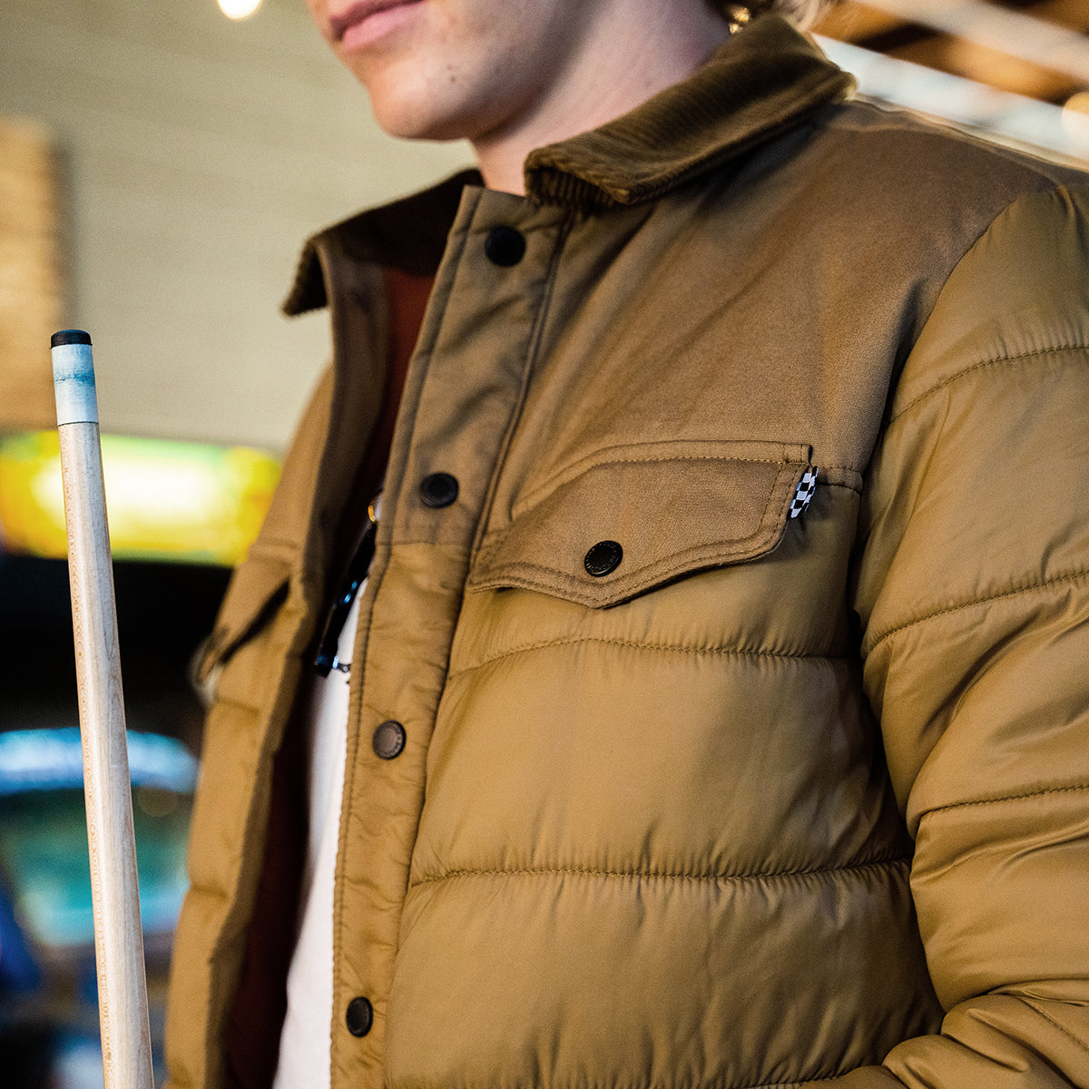 Prospector Puffer Jacket - Tan