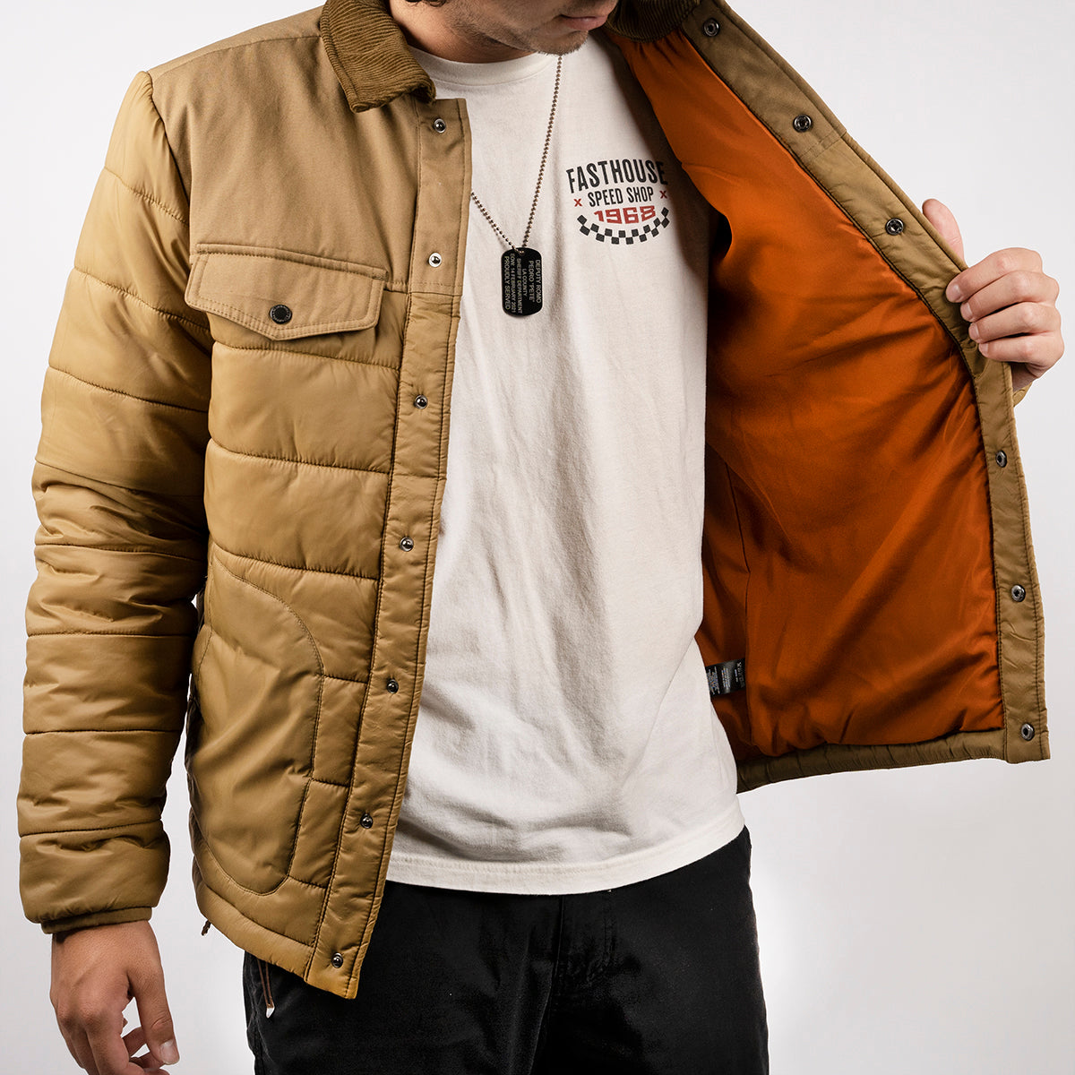 Prospector Puffer Jacket - Tan