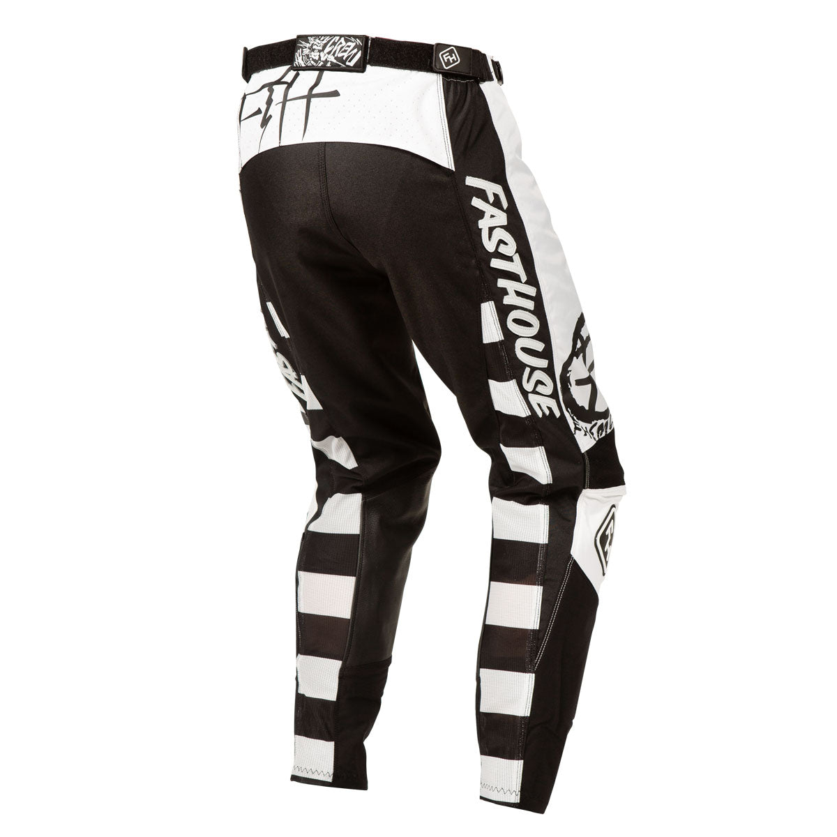 Grindhouse 2.0 Punk Pants - White/Black