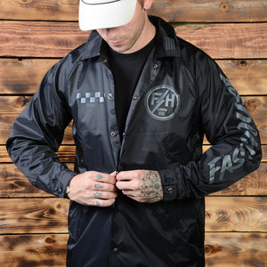 Retrograde Coaches Jacket - Black