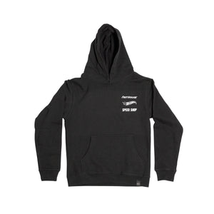 Rush Hot Wheels Youth Hooded Pullover - Black