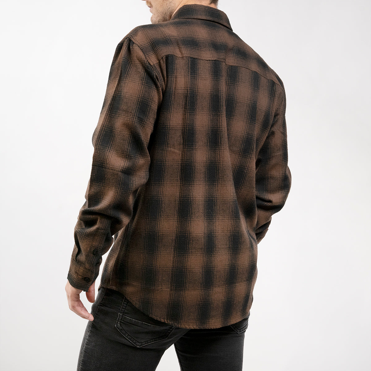 Saturday Night Special Flannel - Brown/Black