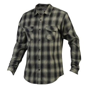 Saturday Night Special Flannel - Olive/Black