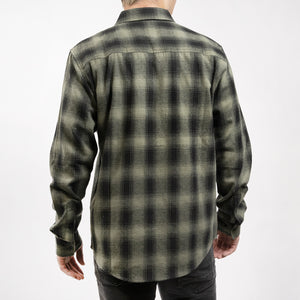 Saturday Night Special Flannel - Olive/Black