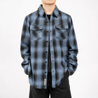 Saturday Night Special Youth Flannel - Dust Blue/Black