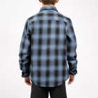 Saturday Night Special Youth Flannel - Dust Blue/Black