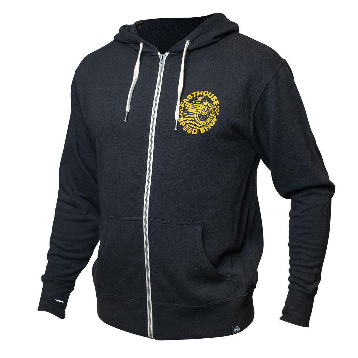Seeker Hooded Zip-Up - Black