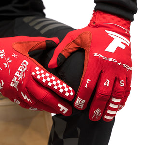 Burn Free Speed Style Glove - Red