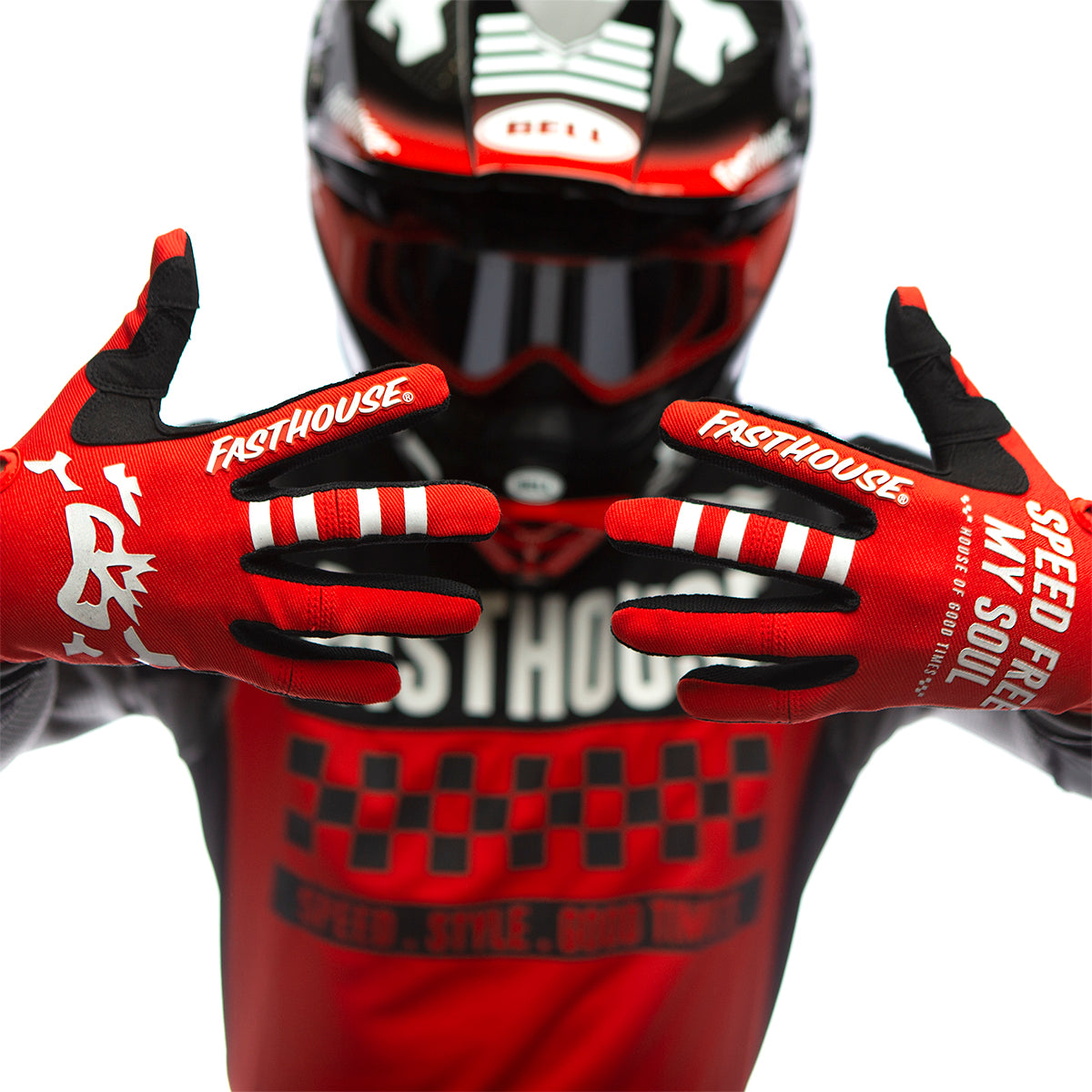 Speed Style Slammer Glove - Red – Fasthouse