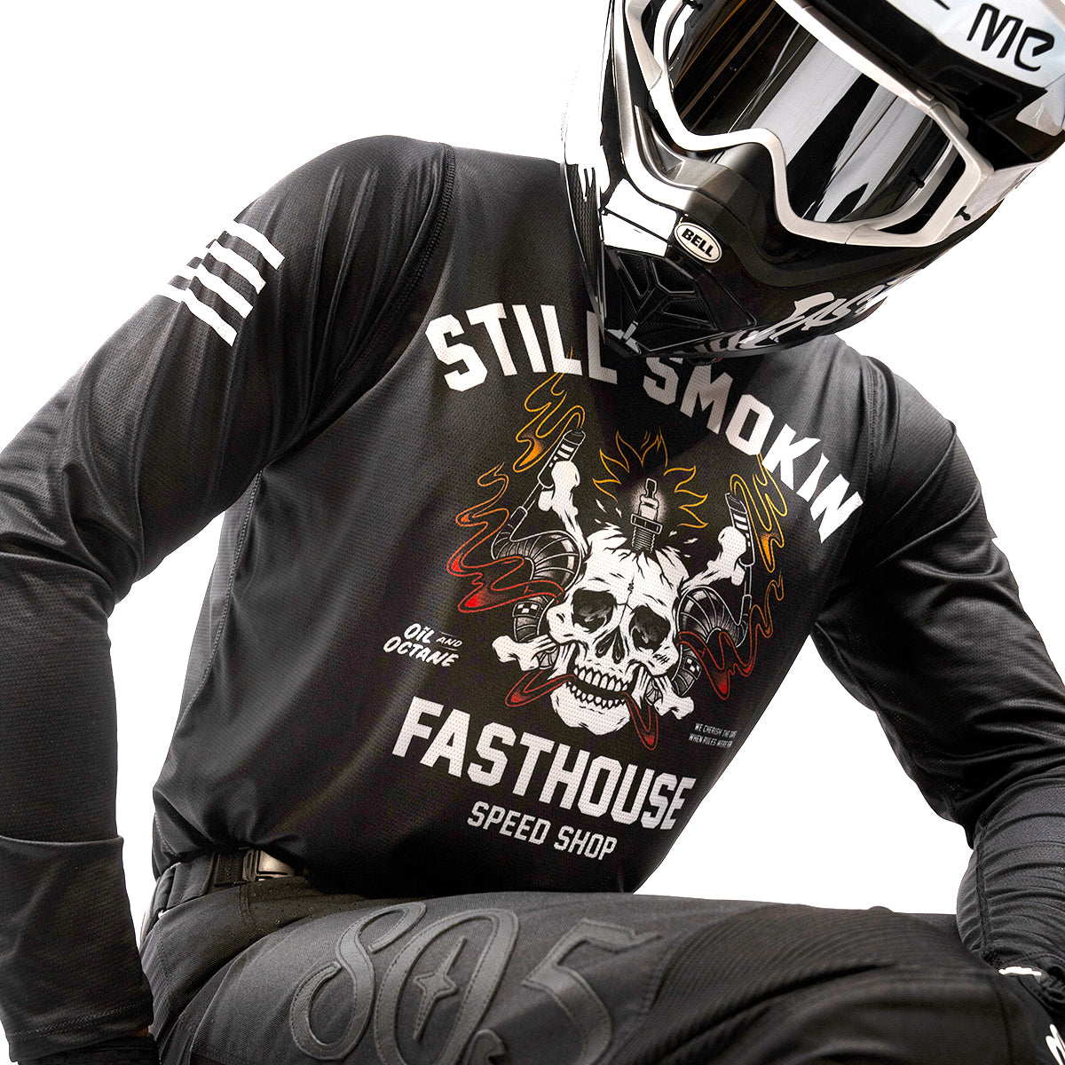Still Smokin '23 Jersey - Black Fasthouse