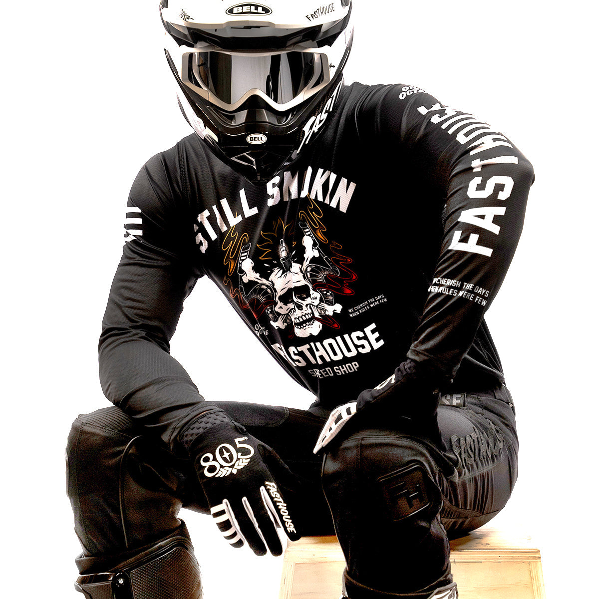 Still Smokin '23 Jersey - Black Fasthouse