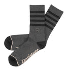Striped Crew Socks, 3 Pack - Black/White