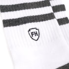 Striped Crew Socks, 3 Pack - Black/White