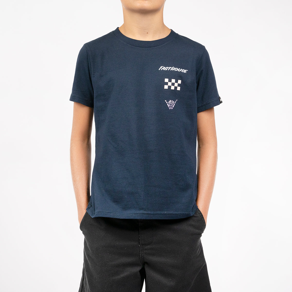 Subside Youth Tee - Navy