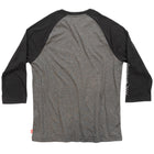 Swift Raglan Tech Tee - Black/Charcoal Heather
