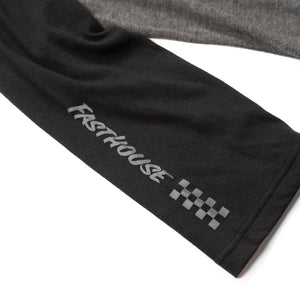 Swift Raglan Tech Tee - Black/Charcoal Heather
