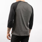 Swift Raglan Tech Tee - Black/Charcoal Heather